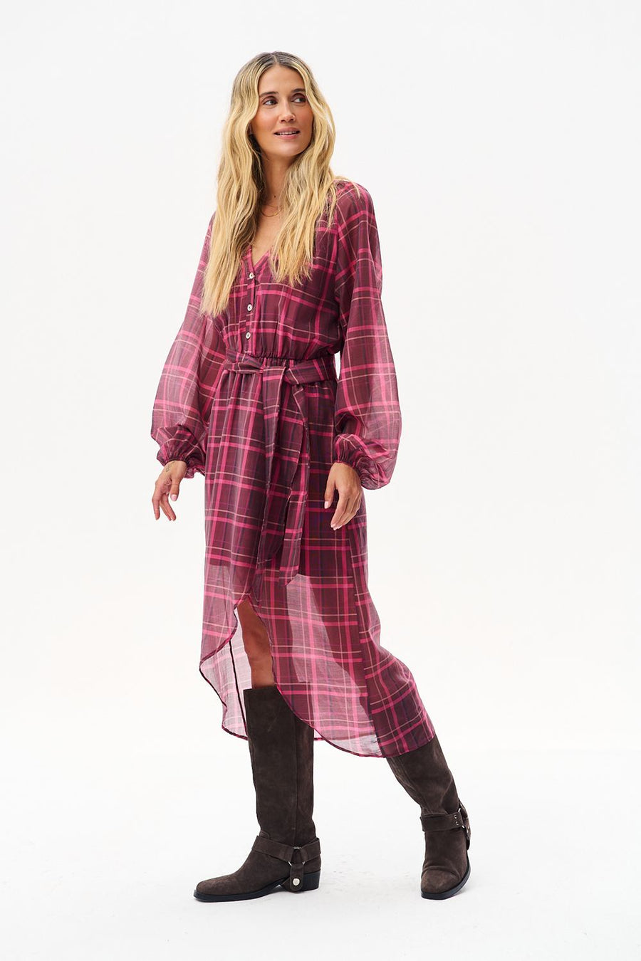 Tender Tie Wrap Dress
