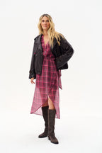 Tender Tie Wrap Dress