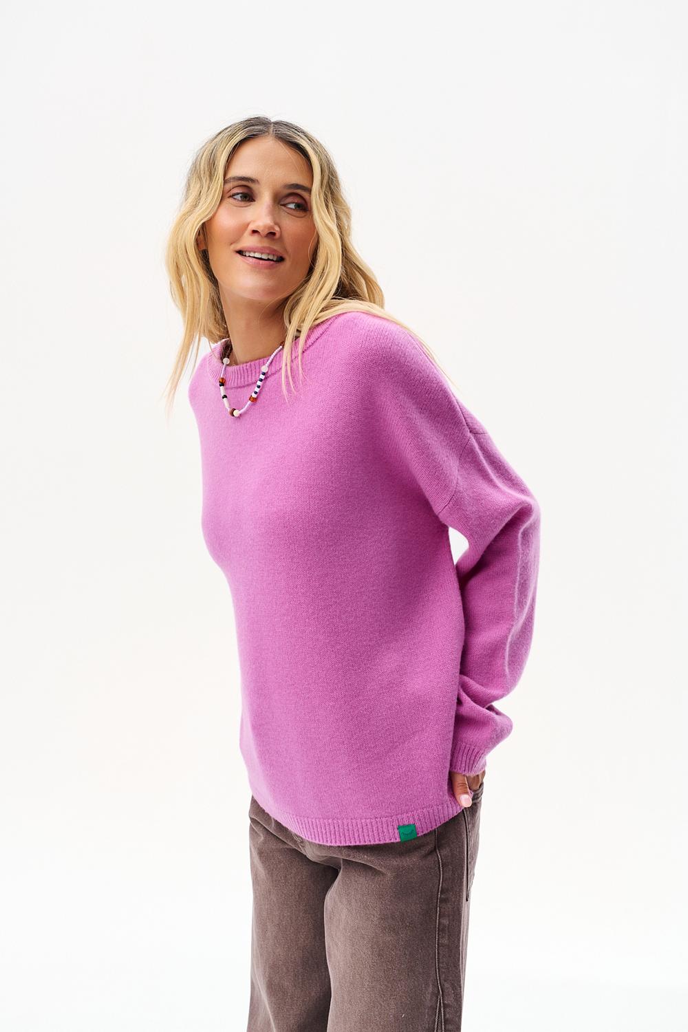 Blush Hour Wool Sweater