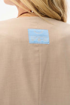 Marzipan Jacket with Detachable Collar