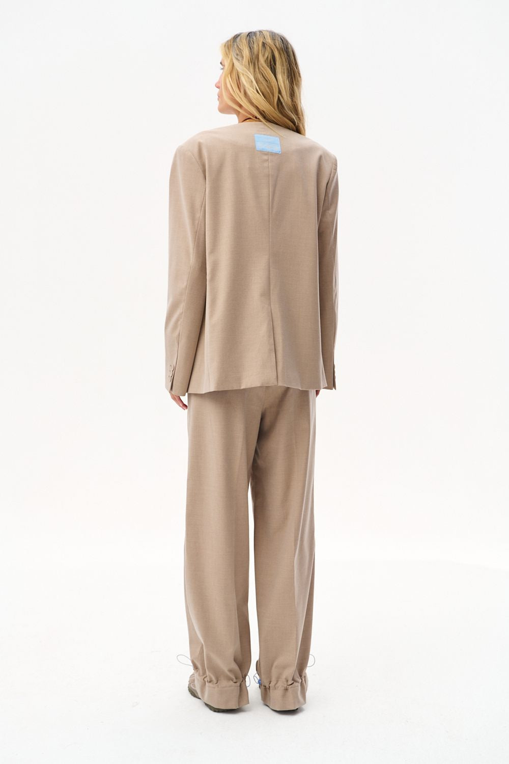 Marzipan Jacket with Detachable Collar
