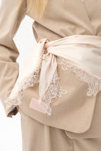 Ivory Lace Scarf
