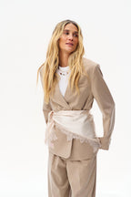 Ivory Lace Scarf