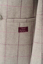 Checked Out Wool Blazer
