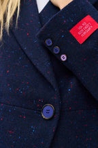 Midnight Splash Wool Blazer