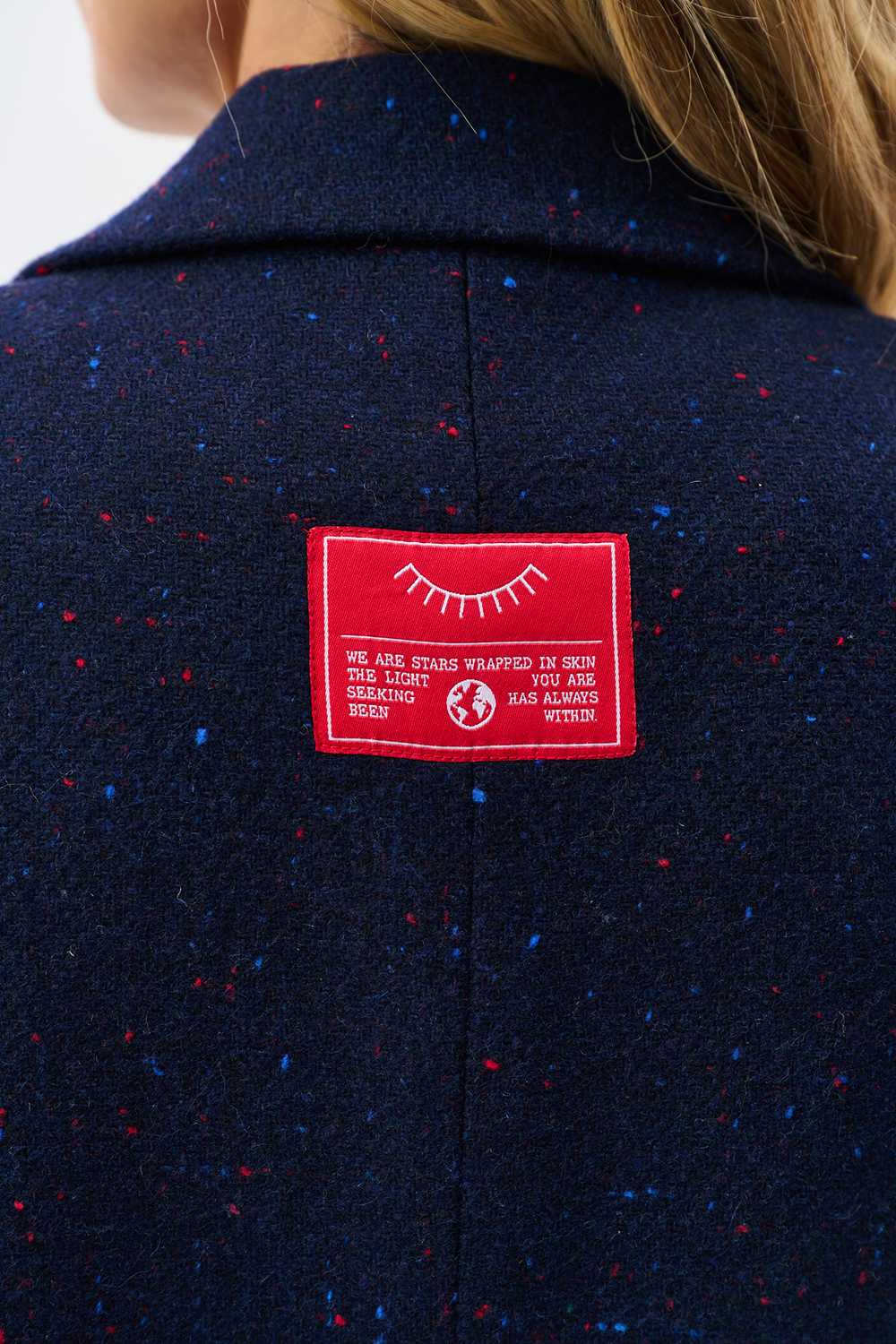 Midnight Splash Wool Blazer