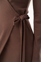 Gentle Warmth kötött midi ruha