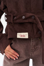 Giacca in suede Distance Calls