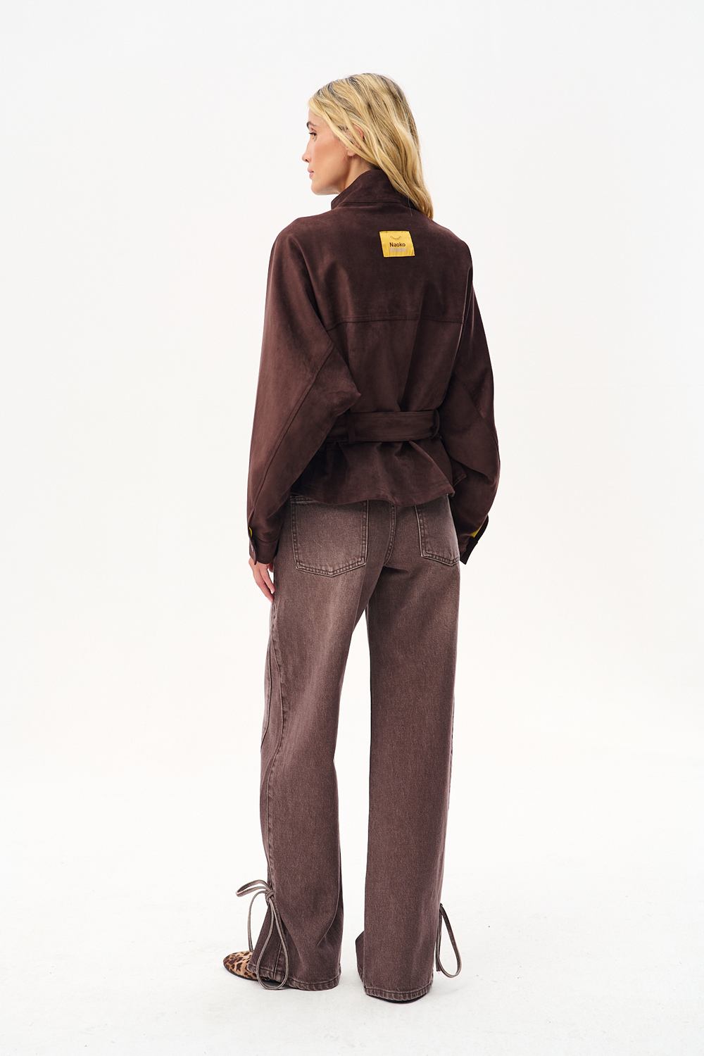 Giacca in suede Distance Calls