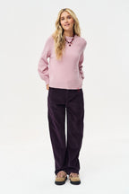 Quiet Blush Cashmere Sweater