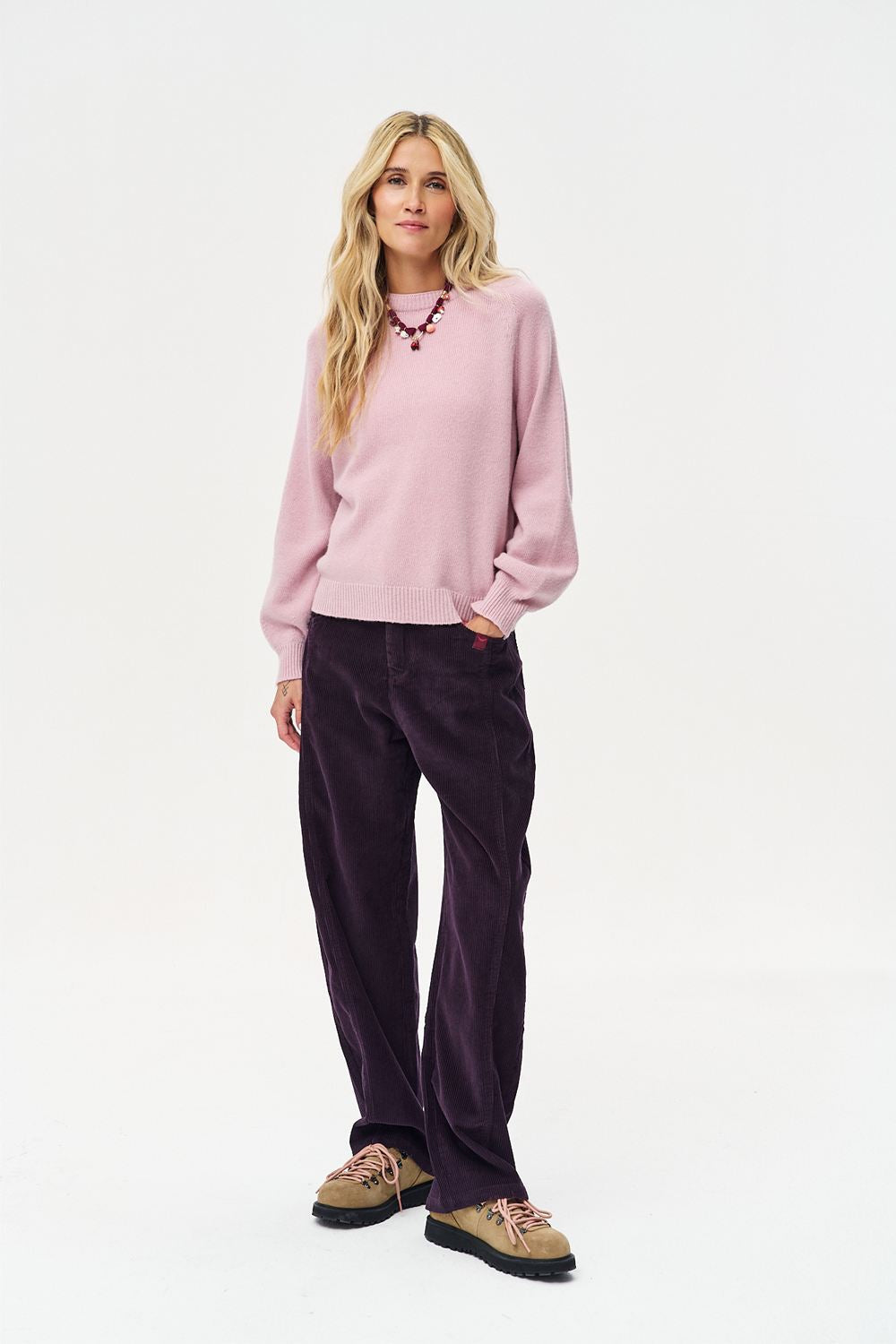 Quiet Blush Cashmere Sweater