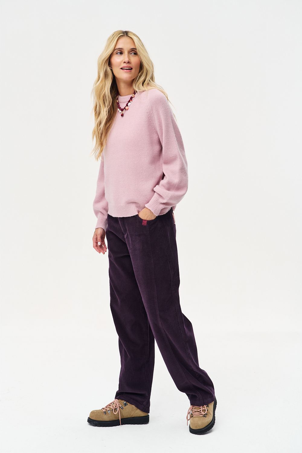 Quiet Blush Cashmere Sweater