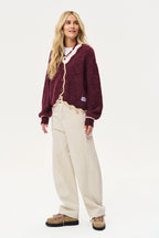 Dark Dessert Wool Cardigan