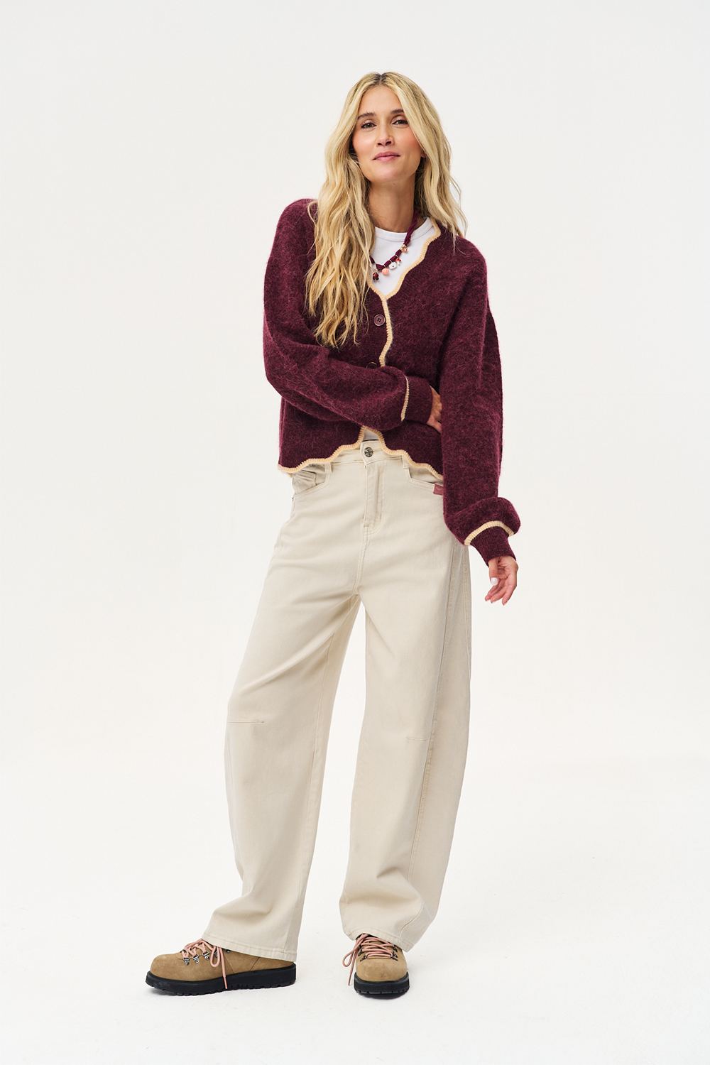 Dark Dessert Wool Cardigan