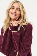 Dark Dessert Wool Cardigan