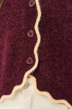 Dark Dessert Wool Cardigan