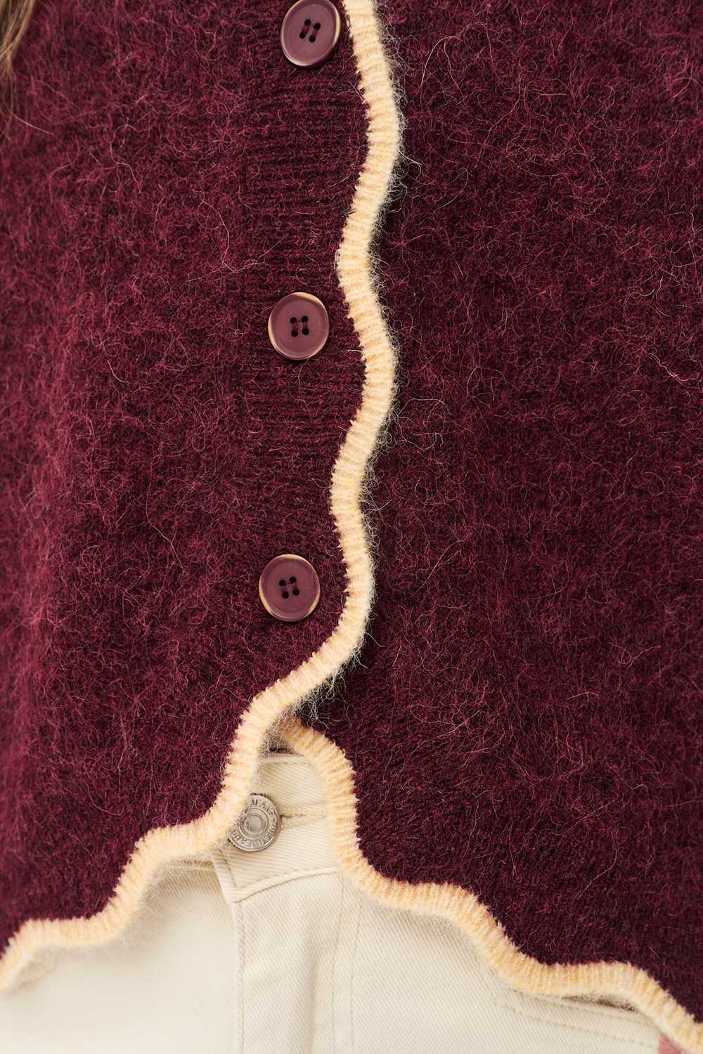 Dark Dessert Wool Cardigan