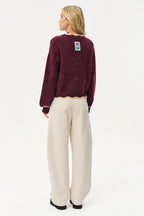 Dark Dessert Wool Cardigan