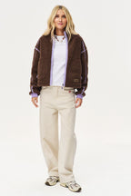 Teddy Storm Cloud Wool Jacket