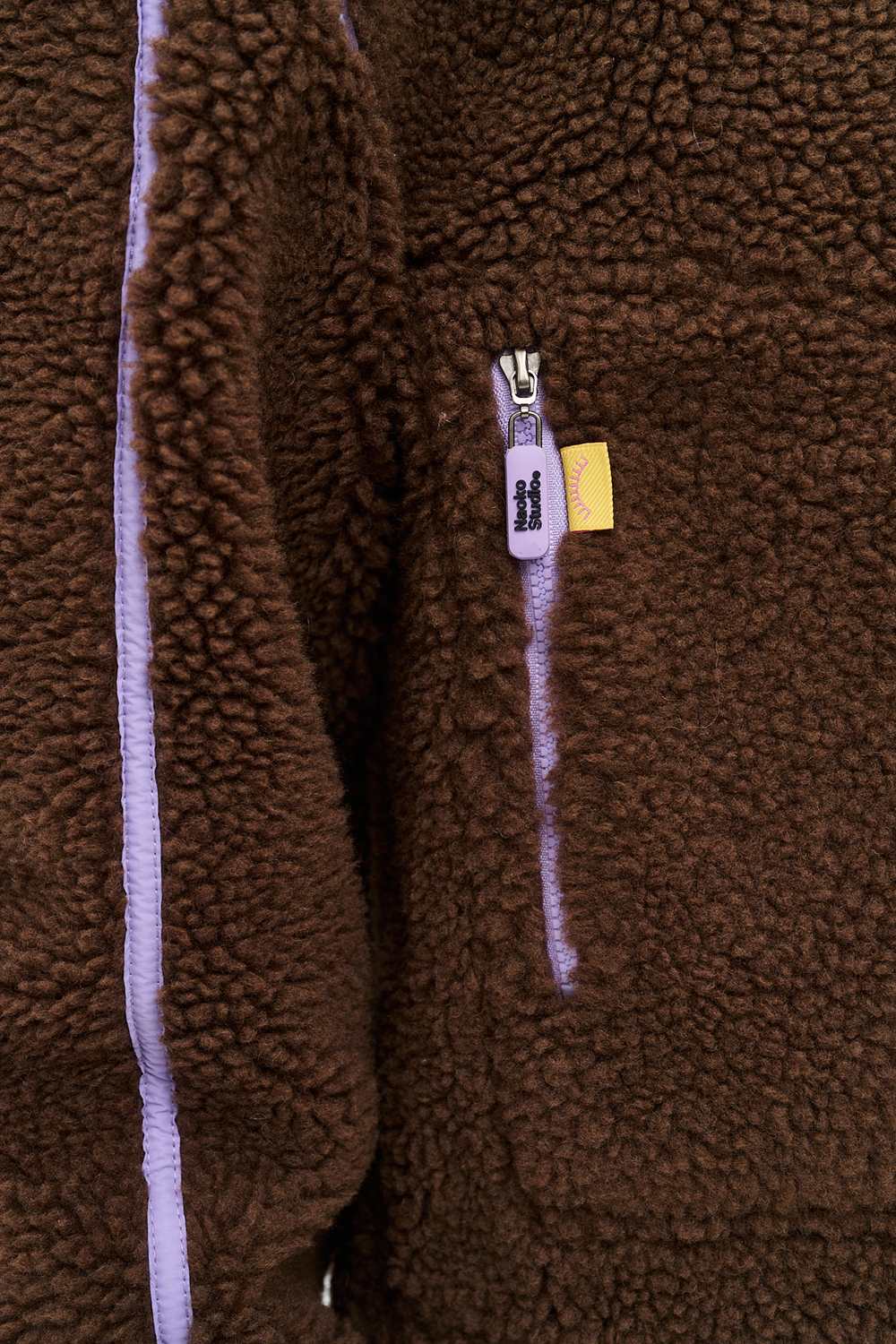 Teddy Storm Cloud Wool Jacket