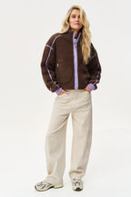 Teddy Storm Cloud Wool Jacket