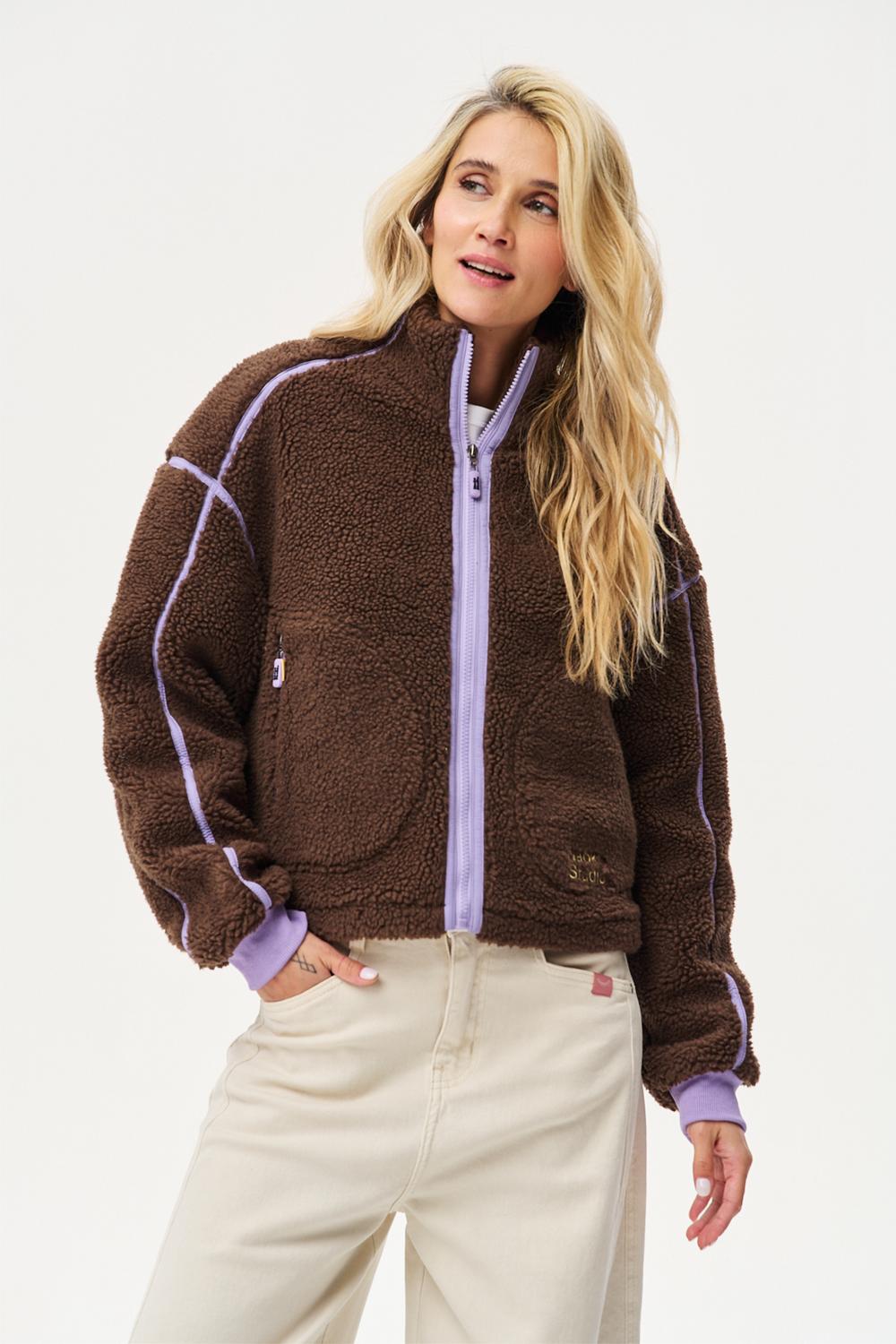 Teddy Storm Cloud Wool Jacket