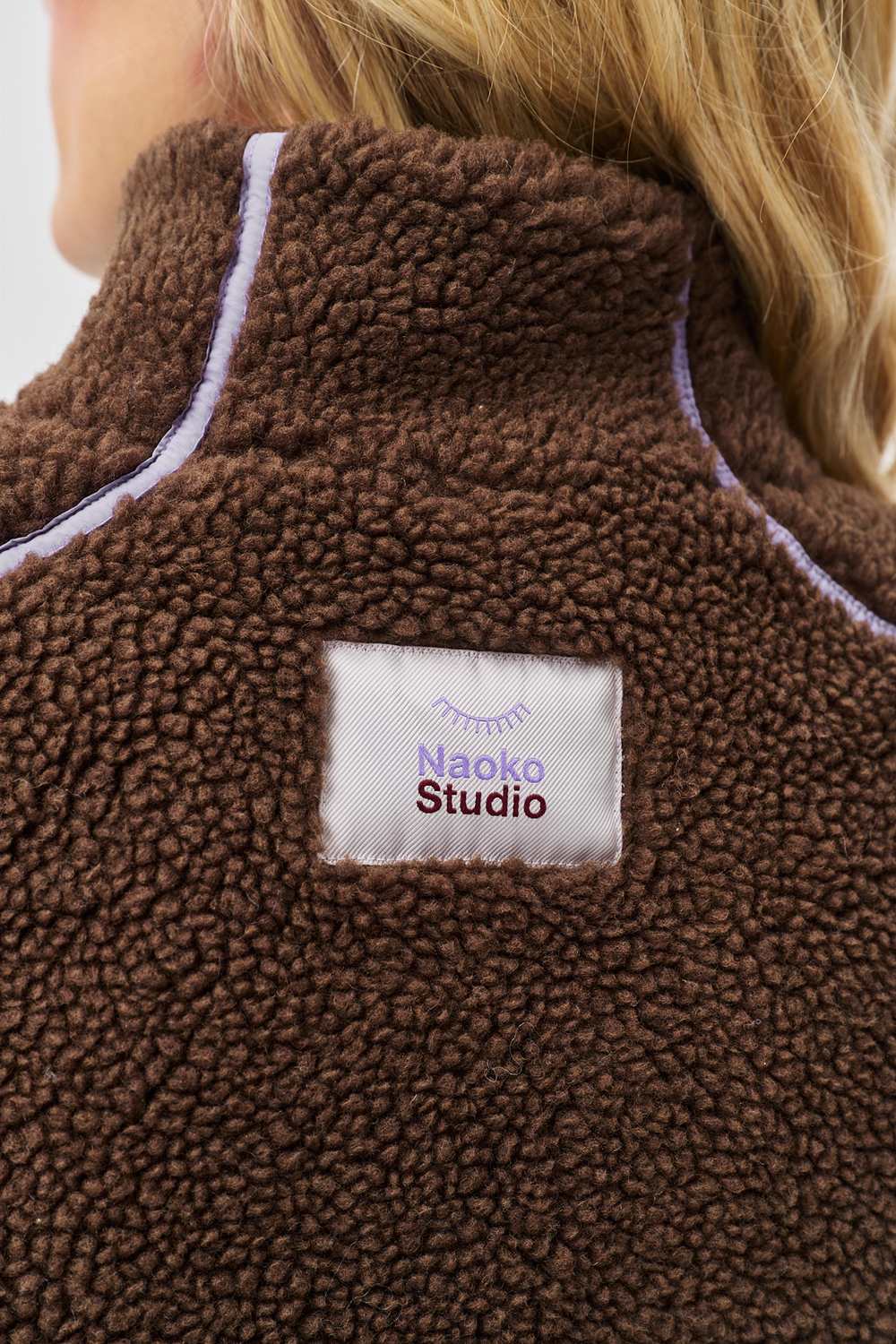 Teddy Storm Cloud Wool Jacket
