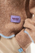 Sandy Wave Wool Cardigan