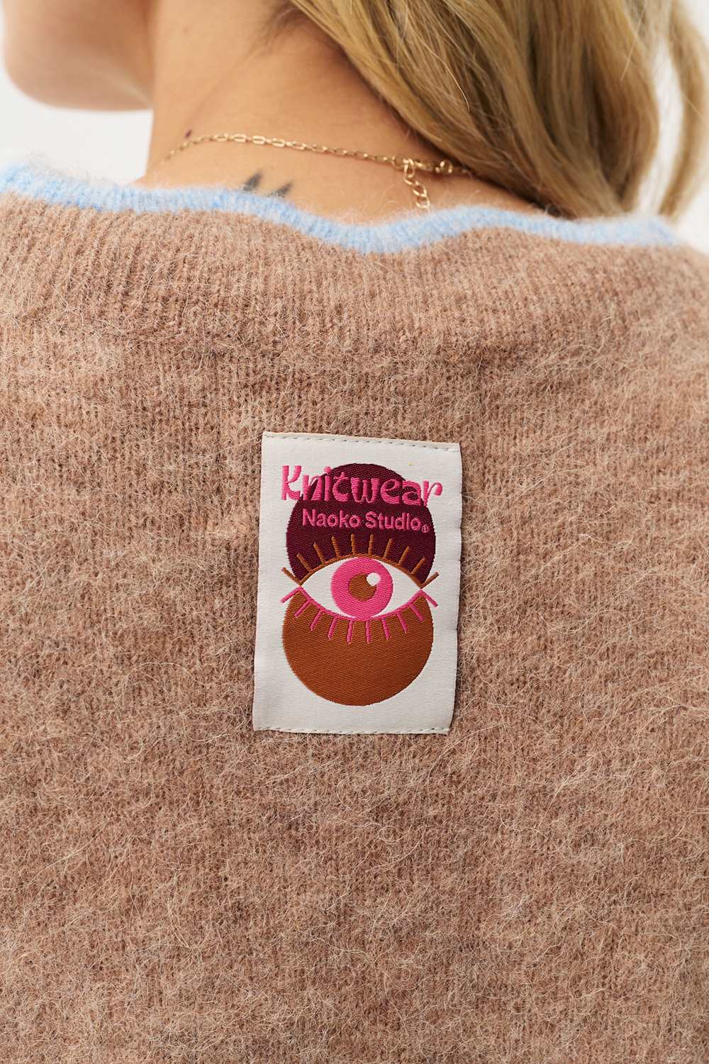 Sandy Wave Wool Cardigan
