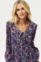 Midnight Garden Midi Dress