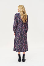 Midnight Garden Midi Dress