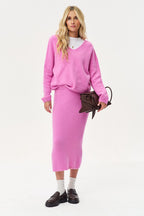 Rosewater Dream Knit Skirt