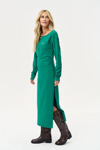 Emerald Hush Knit Dress