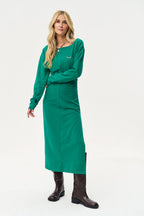 Emerald Hush Knit Dress