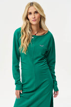 Emerald Hush Knit Dress