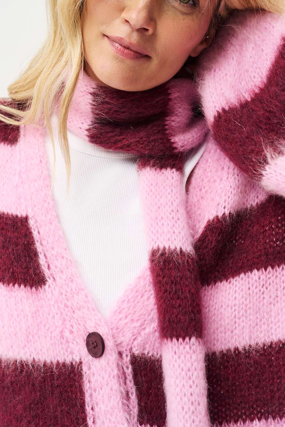 Berry Cloud Cardigan