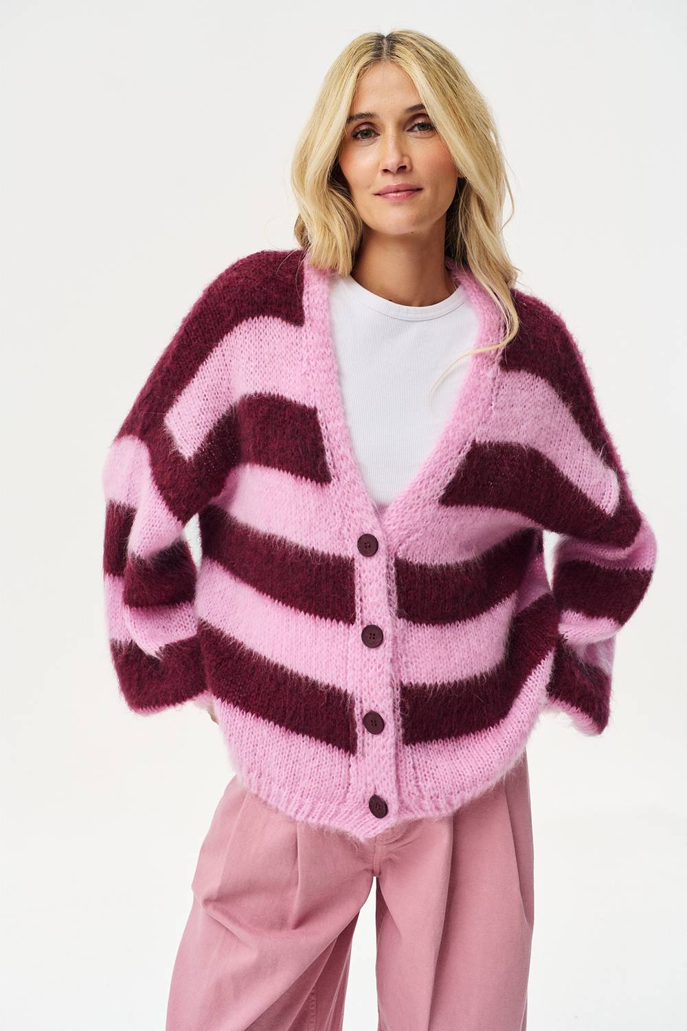 Berry Cloud Cardigan