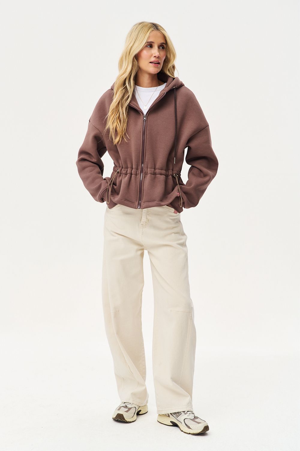 Quiet Living Button-Down Sweatshirt