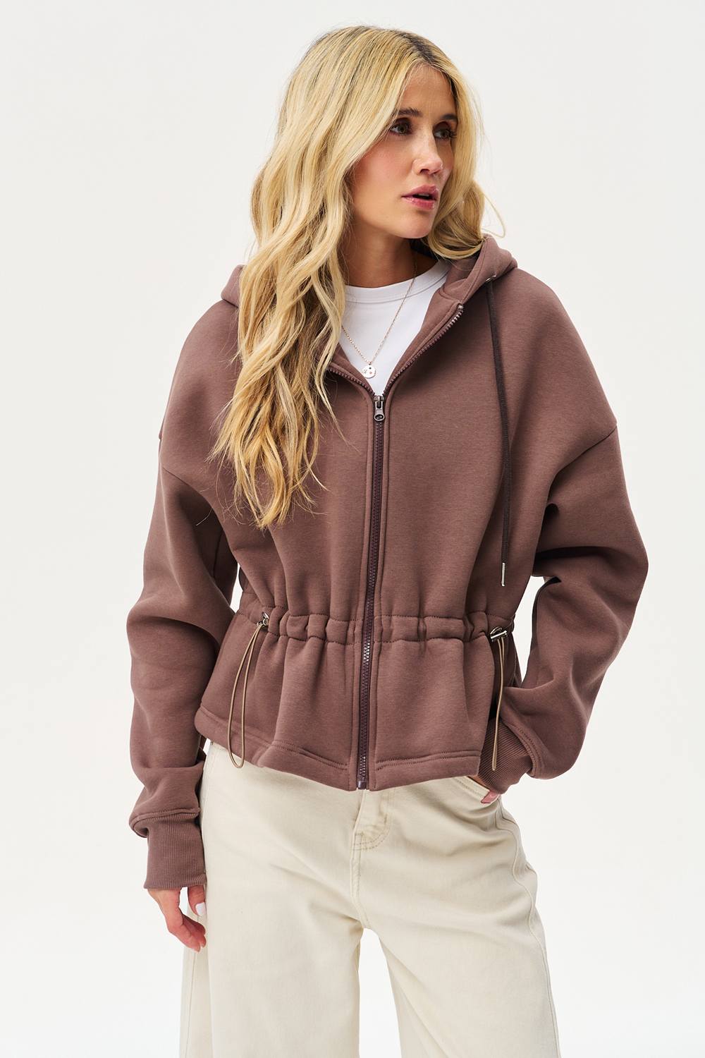 Quiet Living Button-Down Sweatshirt