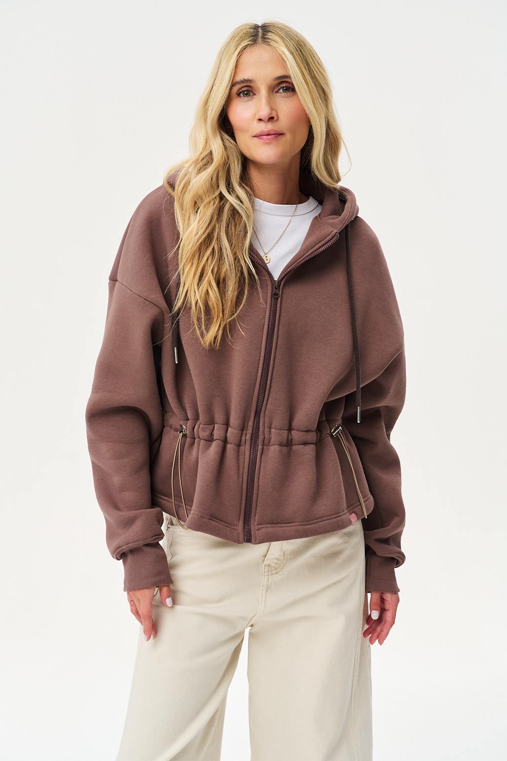 Quiet Living Button-Down Sweatshirt
