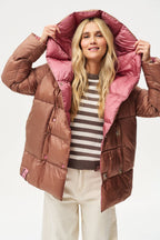 Chaqueta de invierno reversible Alaska Caramel Blush