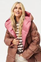 Chaqueta de invierno reversible Alaska Caramel Blush