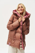 Chaqueta de invierno reversible Alaska Caramel Blush