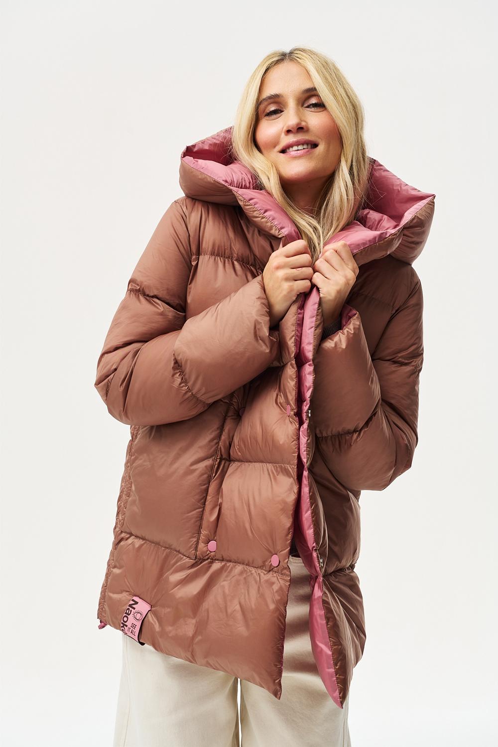 Chaqueta de invierno reversible Alaska Caramel Blush