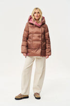 Chaqueta de invierno reversible Alaska Caramel Blush