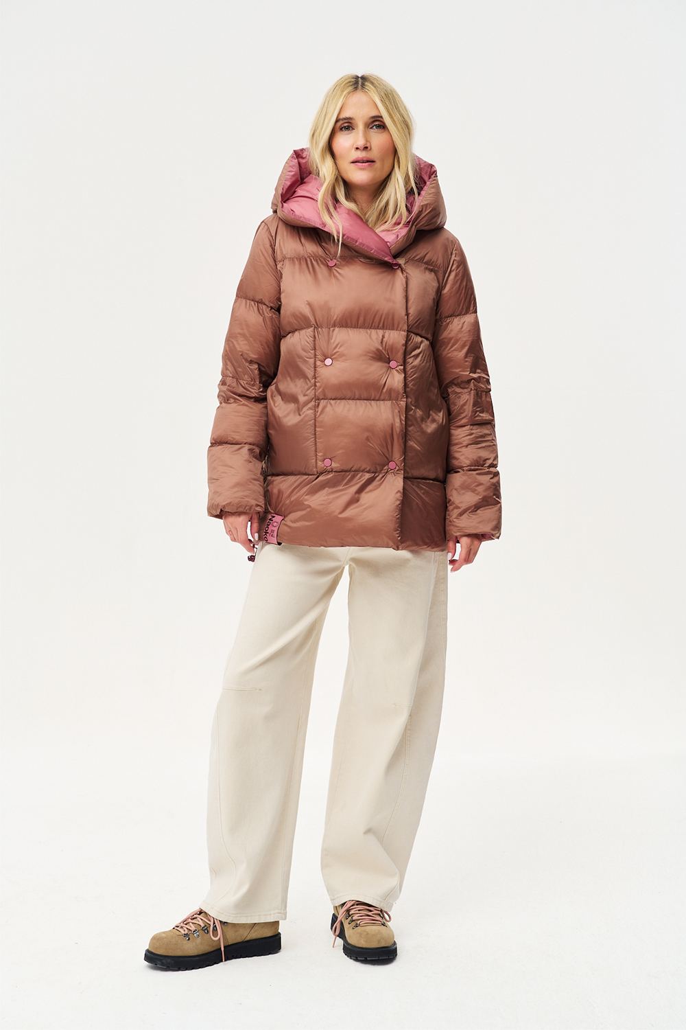 Chaqueta de invierno reversible Alaska Caramel Blush