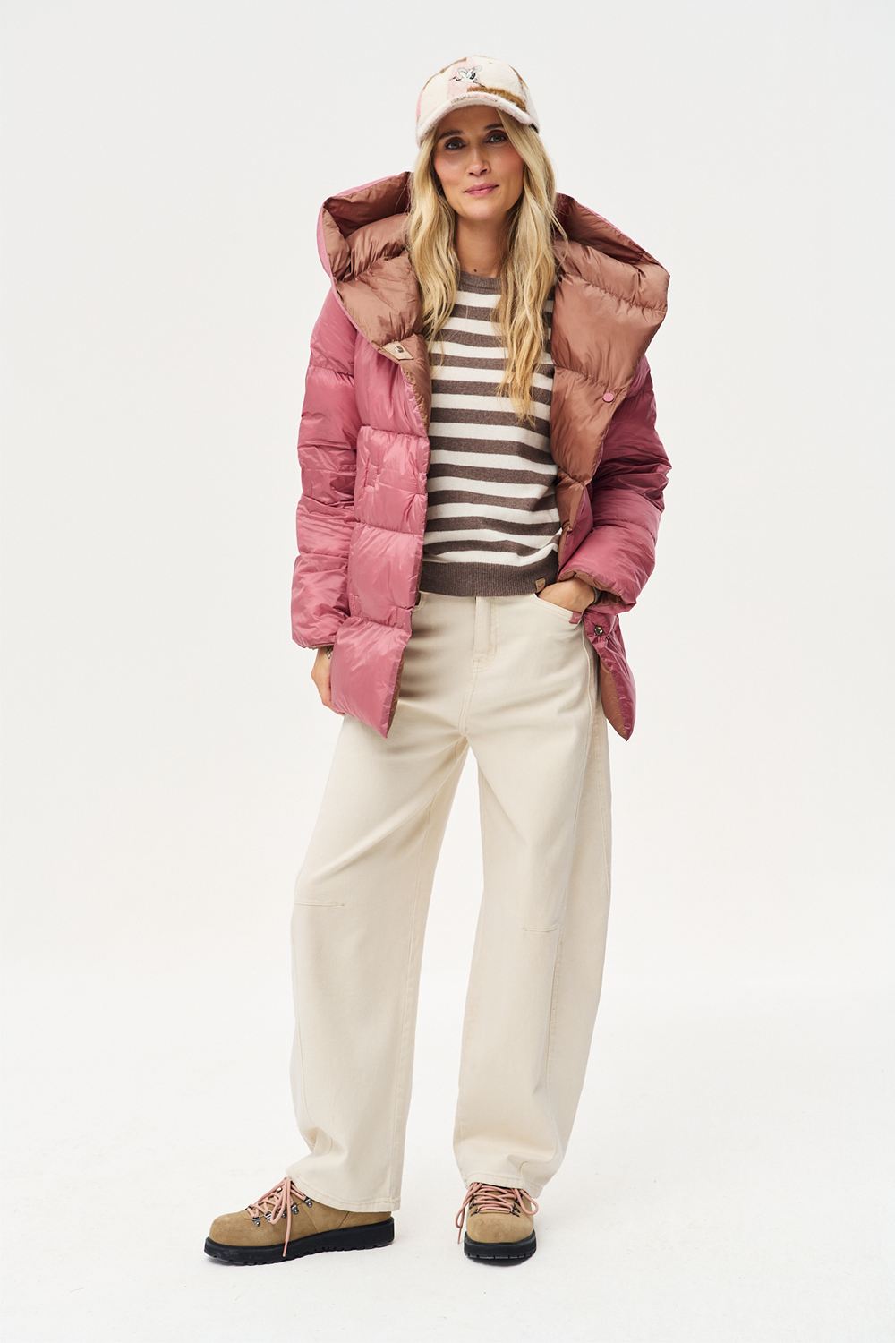 Chaqueta de invierno reversible Alaska Caramel Blush