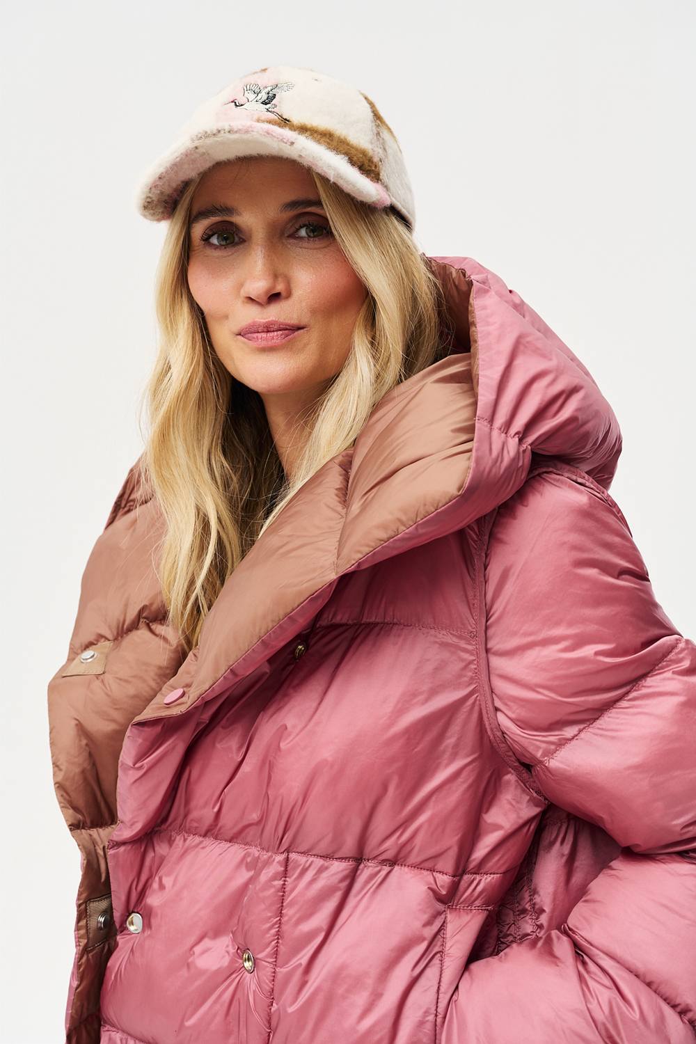 Chaqueta de invierno reversible Alaska Caramel Blush