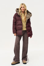 Alaska Moody Plaid Reversible Winter Jacket