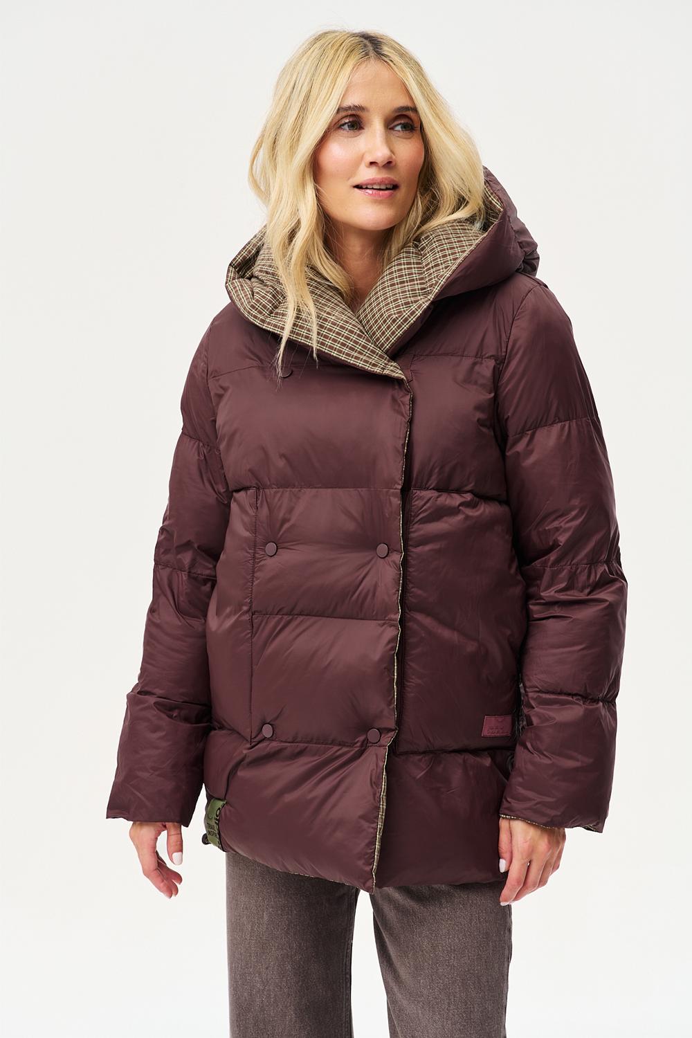 Alaska Moody Plaid Reversible Winter Jacket